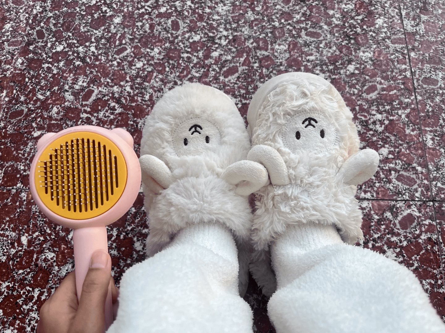 Fixing Worn Slippers