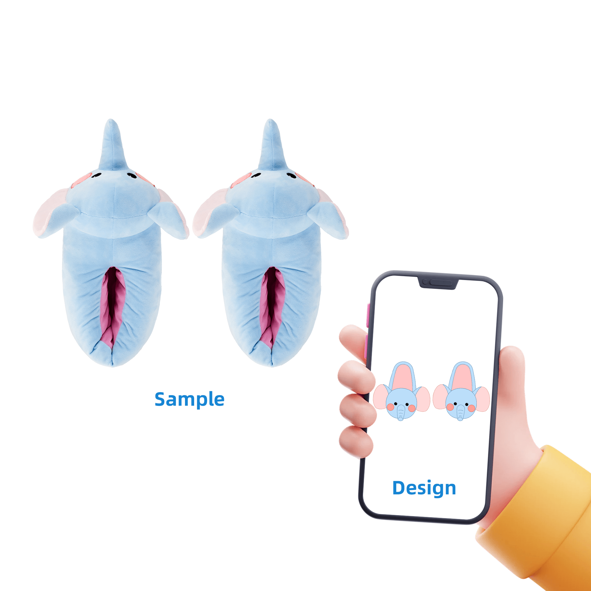 Custom Plush Slippers