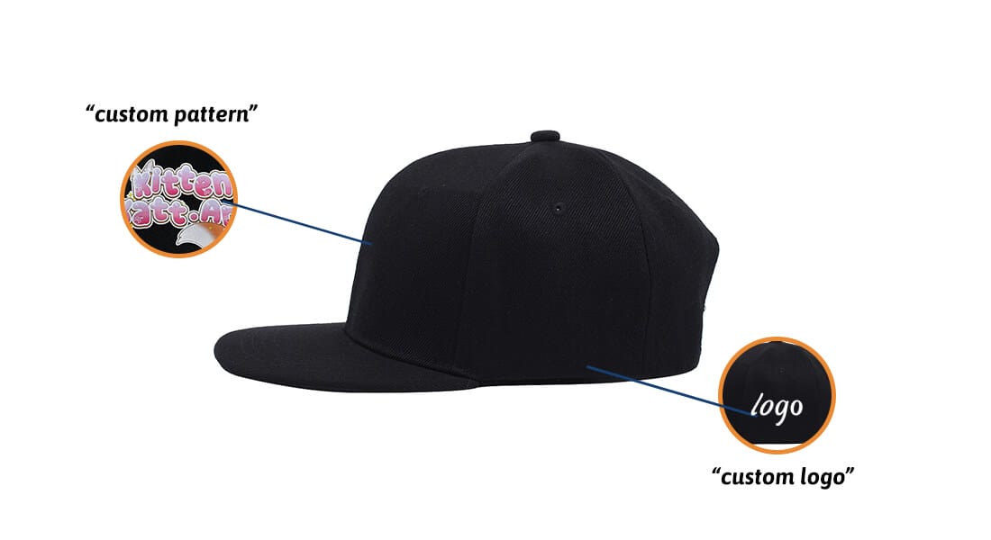 Flat-Brim Baseball Cap