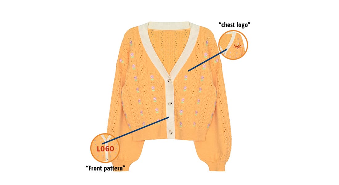 Cropped Knitted Cardigan