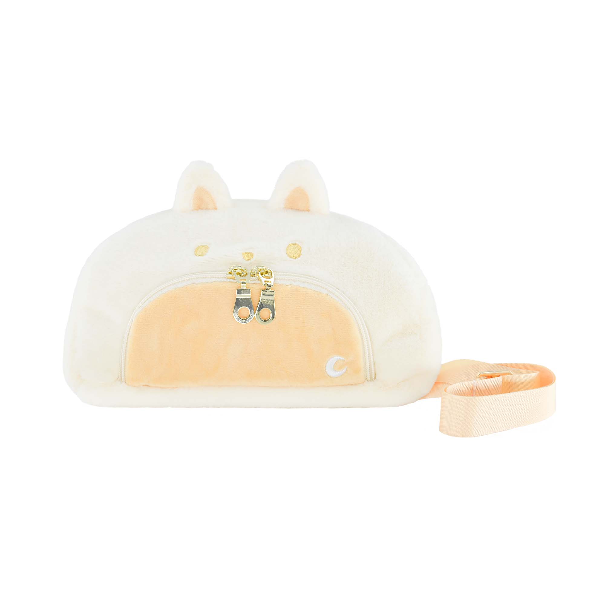 Bunny plush pencil case