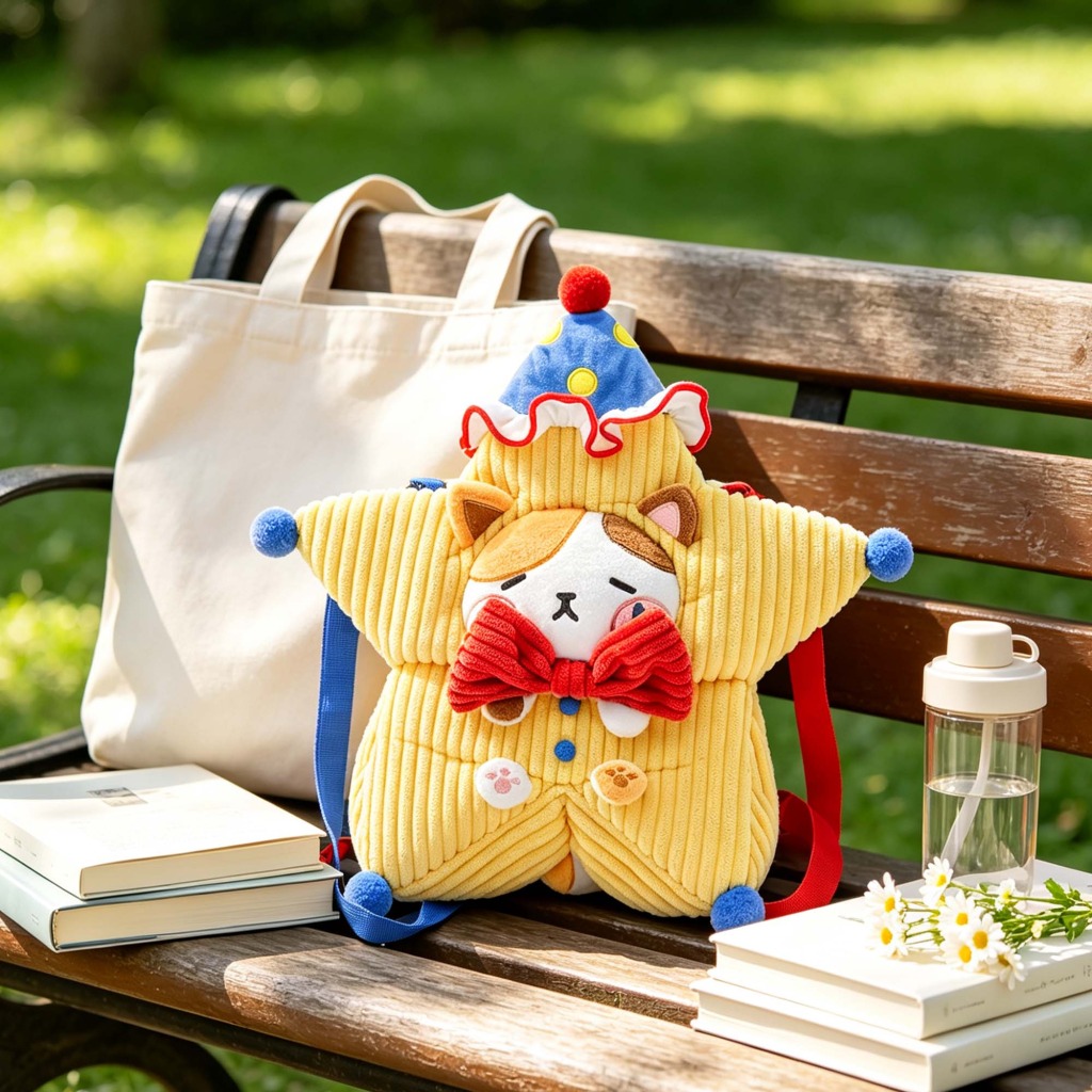 Clown cat backpack